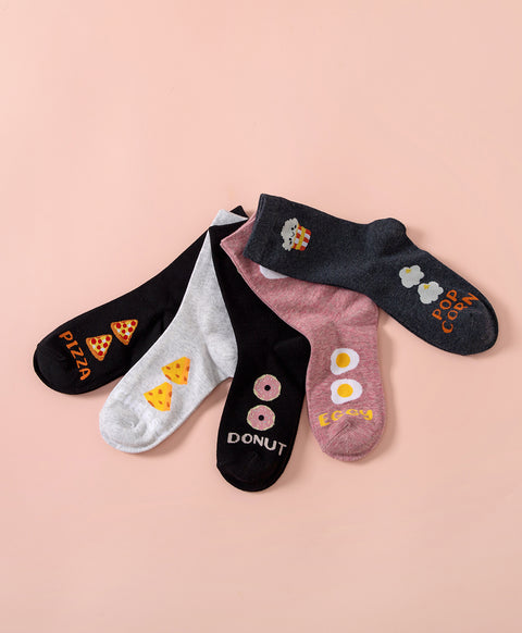 Happy Munchies 5-Pack Crew Socks