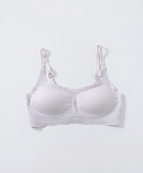 Soft Grace Wireless Clean Cut Laminated Seamless Bralette with Back Hook