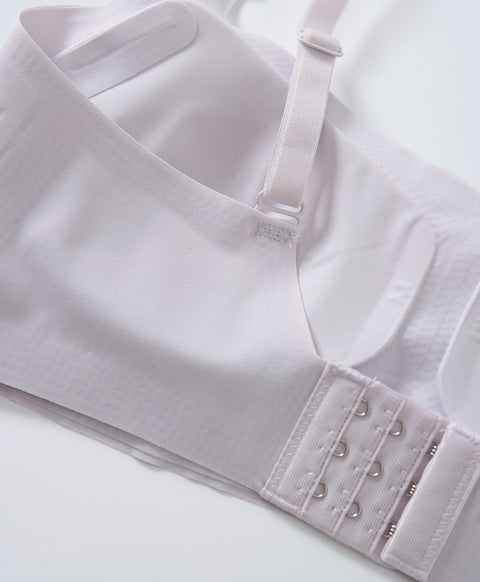 Soft Grace Wireless Clean Cut Laminated Seamless Bralette with Back Hook