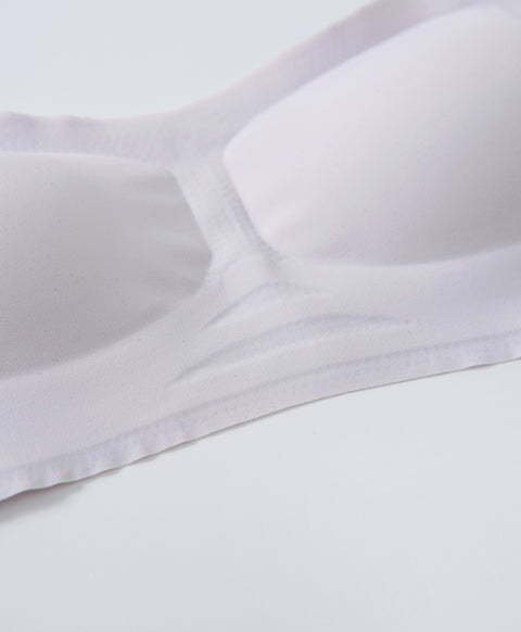 Soft Grace Wireless Clean Cut Laminated Seamless Bralette with Back Hook