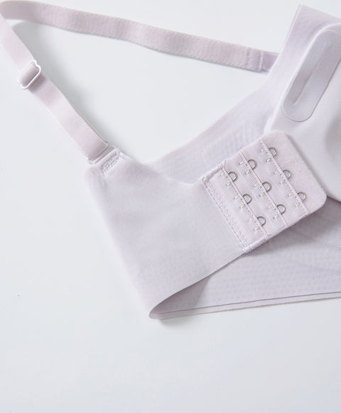 Soft Grace Wireless Clean Cut Laminated Seamless Bralette with Back Hook