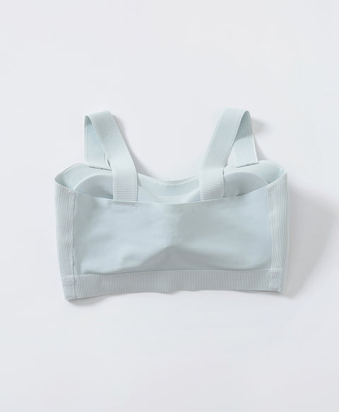 Chic Mode Ribbed Wireless Clean Cut Laminated Seamless Full Coverage Pull Over Vest