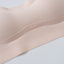 Chic Mode Ribbed Wireless Clean Cut Laminated Seamless Bralette with Back Hook