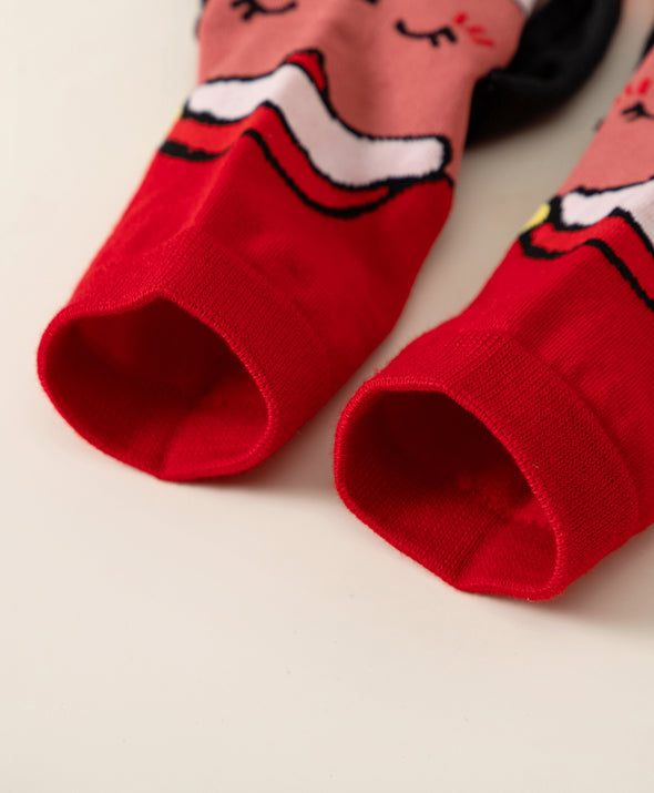 Santa's Secret 3D Crew Socks