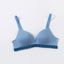 Viscose Contrast Cute Underbust Band Triangle Cup Wireless Bra