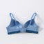 Viscose Contrast Cute Underbust Band Triangle Cup Wireless Bra