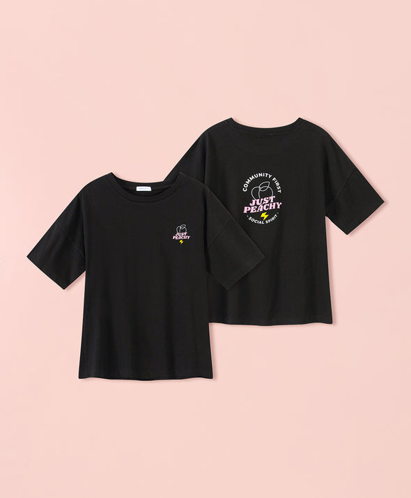 Peachy Social Loose-fit T-Shirt