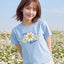 Stay Bloom Short Sleeves Relaxed Fit Tee