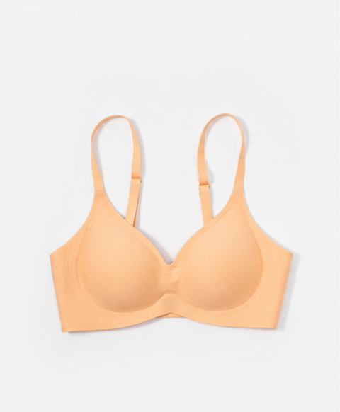 Marshmallow Kiss: Mirror Skin Triangle Wireless Bra with Back Hook – New & Improved