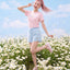 Stay Bloom Short Sleeves Relaxed Fit Tee