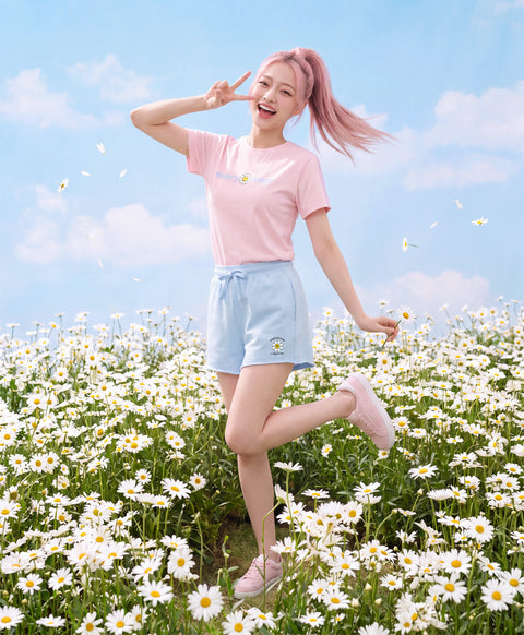 Stay Bloom Short Sleeves Relaxed Fit Tee