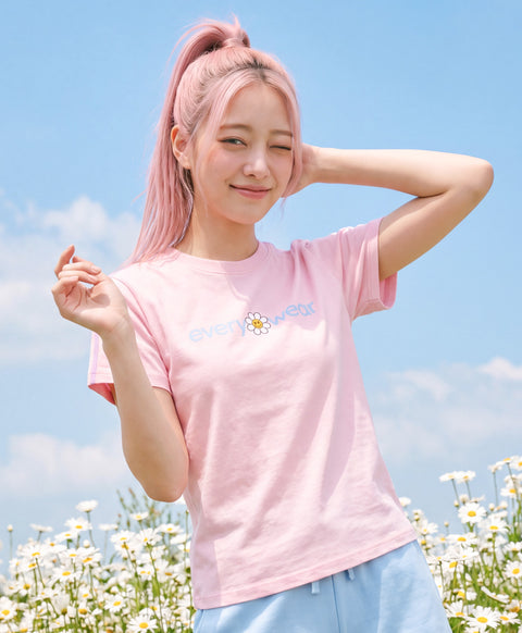 Stay Bloom Short Sleeves Relaxed Fit Tee