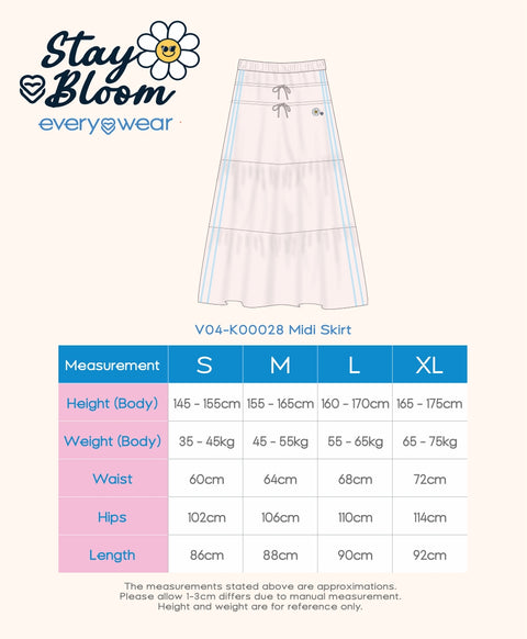 Stay Bloom Midi Skirt