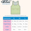 Stay Bloom Padded Stripes Ribbed Racerback Vest