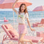 Resort of Heart Short Sleeves Top & Shorts Sleep Set
