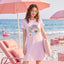 Resort of Heart Short Sleeves Tee Sleep Dress