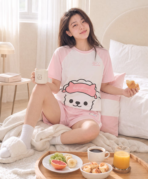 Morning Harmony Short Sleeves Top & Shorts Set