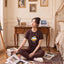 Little Muse Short Sleeves PJ Top & Long Pants Set - Every Pearl Tells A Sweet Story