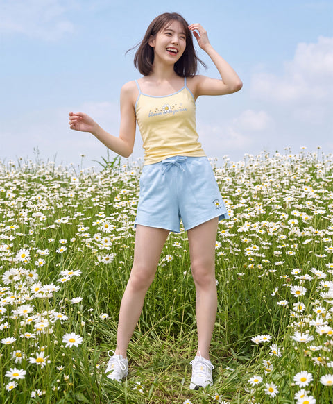 Stay Bloom Drawstring Sweatshorts