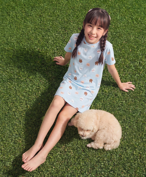 Junior Gentle Harmony Short Sleeves Sleep Dress