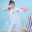 Pool Party Pals - Hop into Summer Short Sleeves PJ Top & Long Pants Set