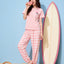 Pool Party Pals - Bearly Floating Short Sleeve PJ Top & Long Pants Set
