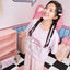 Catitude-ing Short Sleeves Top & Long Pants Set