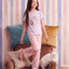 Junior Catitude-ing Short Sleeves Top & Long Pants Sleep Set
