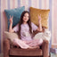 Junior Catitude-ing Short Sleeves Top & Long Pants Sleep Set