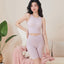 Comfy Athleisure Seamless Longline Sports Bra Tank Top
