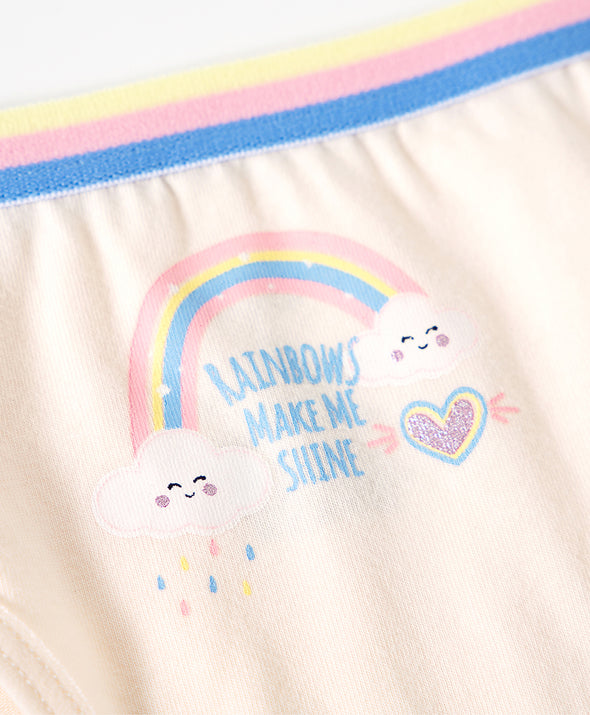 Rainbow Unicorn Graphic 5-pack Mini Panties