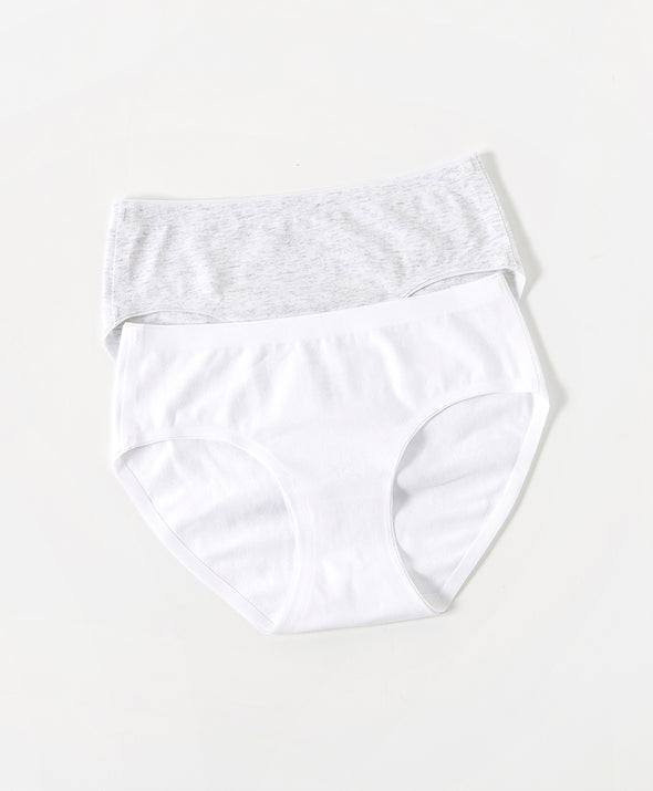 Junior Cotton Seamless Girl Mini 2-pack Panties